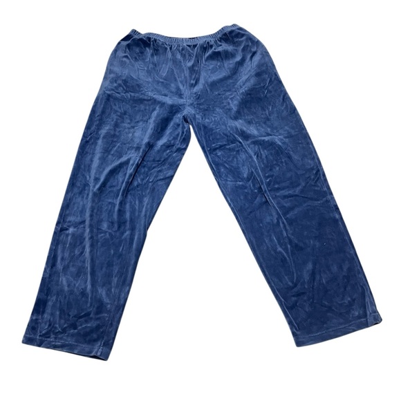 Appleseed's Navy velour tracksuit Set with Colorful Accents 1990’s - Picture 4 of 5